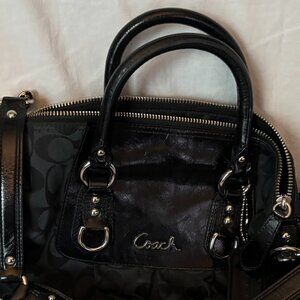 Coach Ashley Signature Satchel - Retired Style Leather Handles Iconic "C"